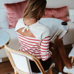 Sézane Oscar Stripped Jersey